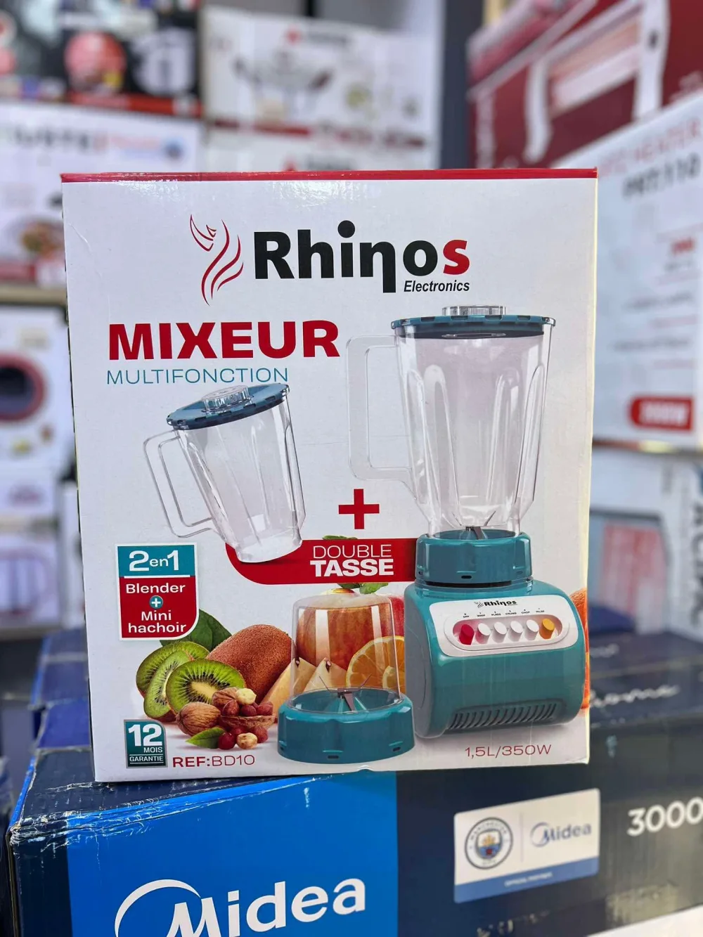 خلاط فواكه كهربائي 300W من V2 - Rhinos