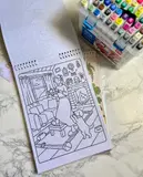Cute Adult Coloring Book