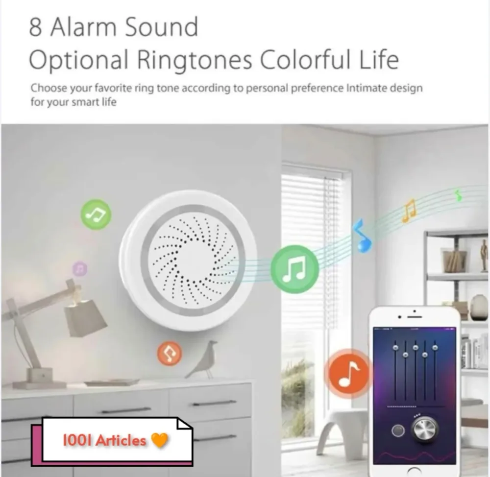 Sirène intelligente (Alarme sonore 🔊) smart Tuya Wifi - 100dB