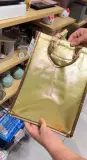 🎁 Sac Isotherme "Cooler Lunch Bag" Doré