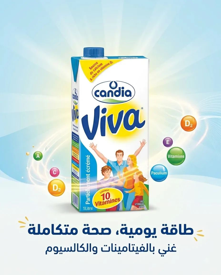 Viva كانديا حليب1ل