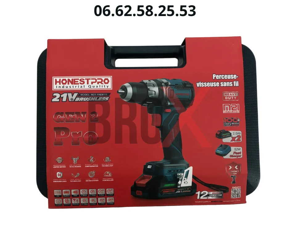 Visseuse Perceuse 21V Honestpro YAE6111