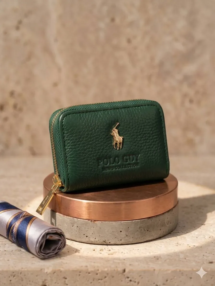 Portefeuille Zippé "Polo Guy"
