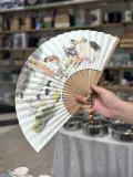 Éventail Pliant en Bambou – Style Asiatique Traditionnel 🎋
