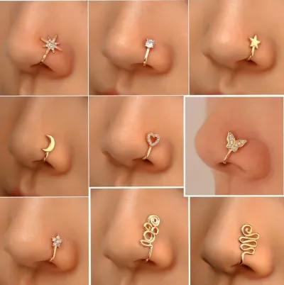 Fake nose piercing