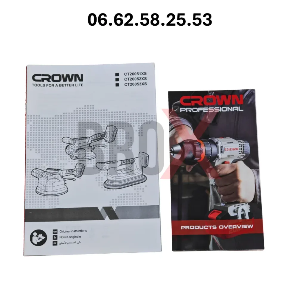 Vibrateur Ventouse CROWN CT26051XS-2