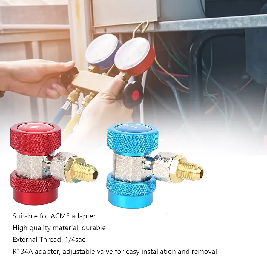 Valve de charge Auto Value R134 2 PCS