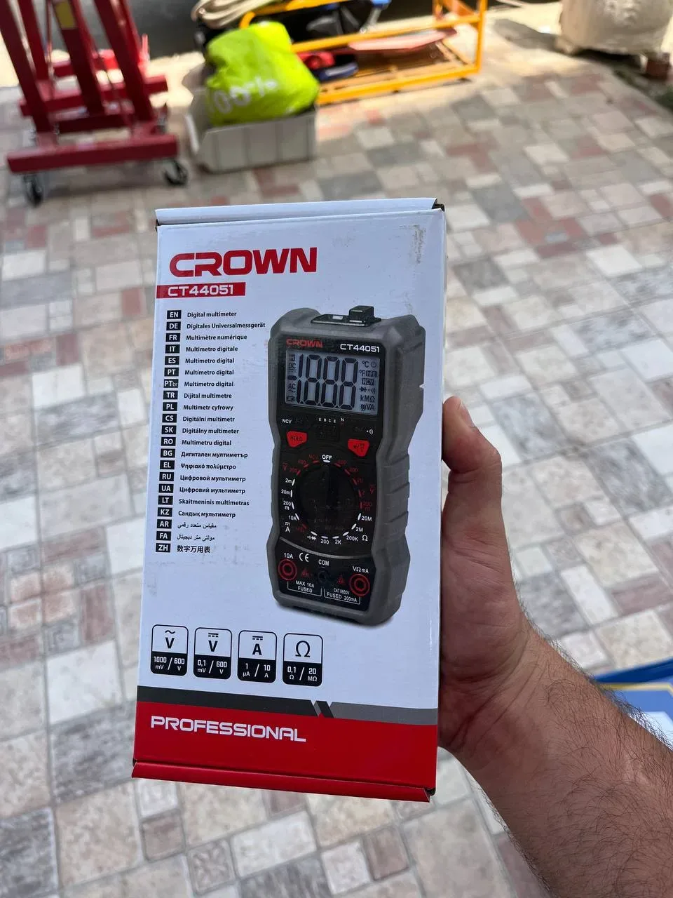 Multimètre Digital 600v CT44051 - CROWN