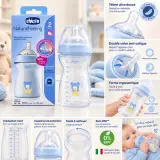Chicco NaturalFeeling 250 ml — Le biberon tout en douceur dès 2 mois