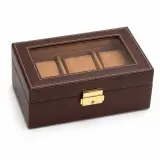 Coffret à Montres en Cuir – 3 Compartiments 🕰️