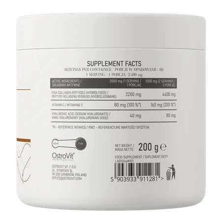 Collagène Marin + Acide Hyaluronique 200 g