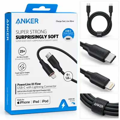 Anker PowerLine III Flow USB-C to Lightning