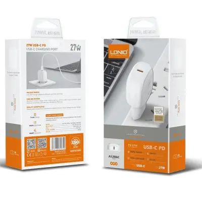 27W Single USB PD Fast Charger A1206C