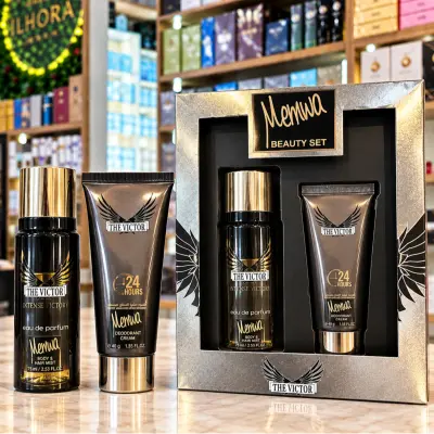 Coffret Cadeaux Parfum Memwa Beauty Set - The Victor - 2Pcs Pour Homme