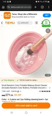Mini Makeup Brush Cleaner