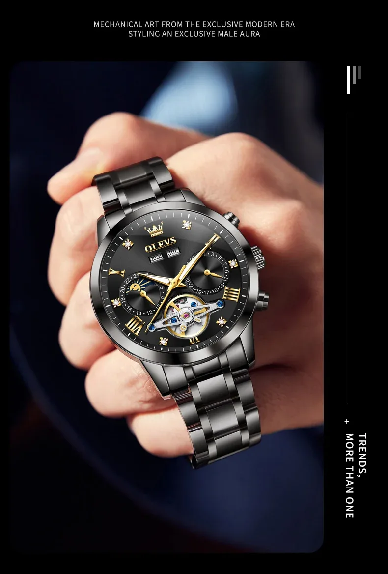 montre  Automatic Mechanical olevs  Original water ressiste 30 Metre