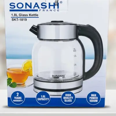 غلاية سوناشي (Sonashi) الزجاجية موديل SKT-1819
