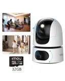 كاميرا مراقبة منزلية ذكية - مزدوجة - نسخة 10 ميغابيكسل - Imou Ranger Dual Indoor Smart Security Camera