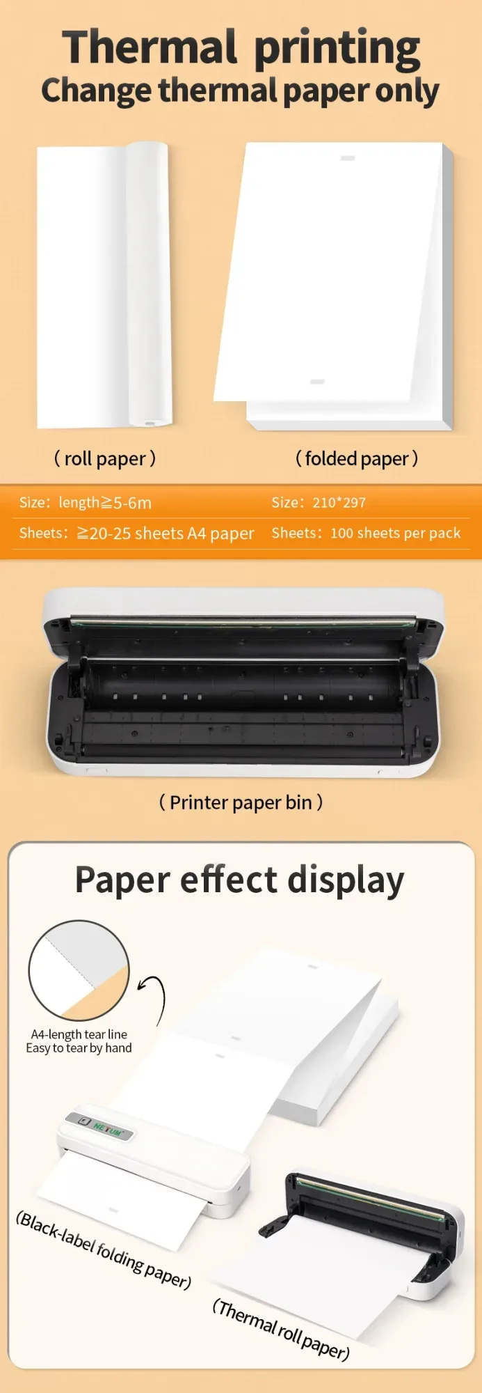 (imprimante portable et (marche  sans encre