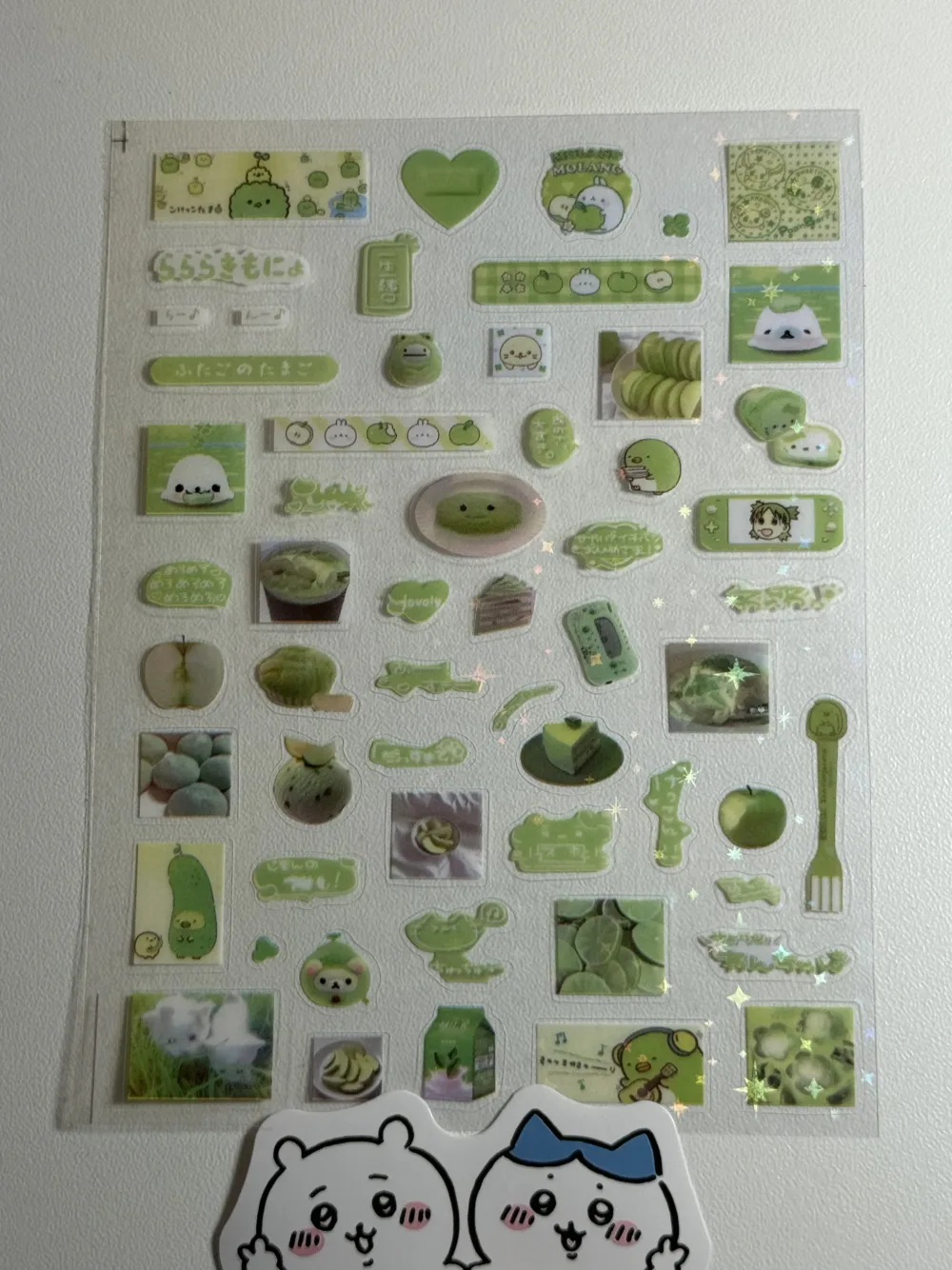 Water proof stickers sheet
