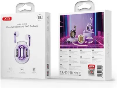 Écouteurs Bluetooth XO X43 TWS Violets