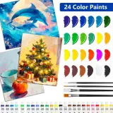 Coffret d'Art Deluxe 144 Pièces avec Mallette Portable - علبة أدوات الرسم والتلوين الفاخرة 144 قطعة داخل حقيبة