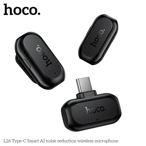 HOCO L26 Wireless Lavalier Microphone for USB-C
