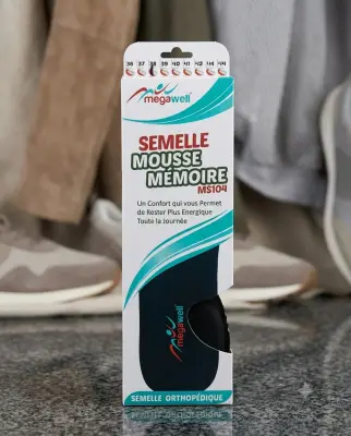 Semelle mousse mémoire