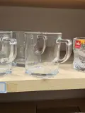 VERRES CARRÉS AVEC POIGNÉES