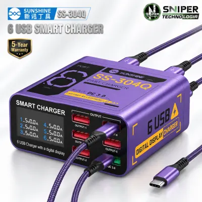 6 USB SMART CHARGE SUNSHINE SS-304Q