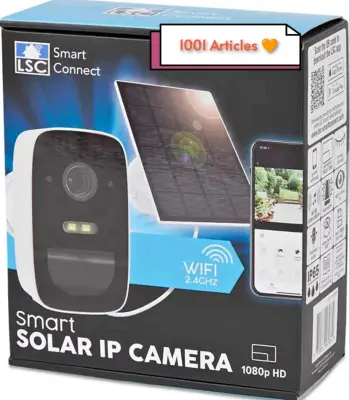 LSC SMART CONNECT, Caméra externe smart, à rechargement solaire
