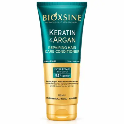BIOXCIN Keratin & Argan Après-Shampooing Réparateur 94% 250 ml