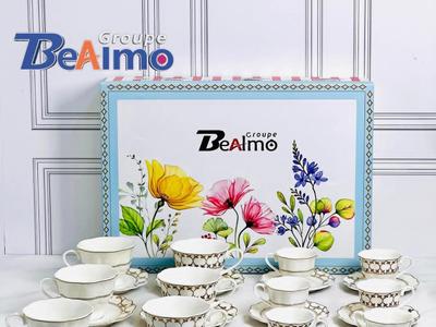 سرفيس قهوة حليب 24 قطعة-  service café au lait  24 piece