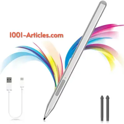 Stylet pour Microsoft Surface / Pro - USB Type C - Palm Rejection - avec Gomme.