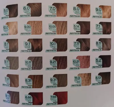 Coloration a faible taux d'ammoniaque صبغة الشعر ذات نسبة منخفضة من الأمونيا
