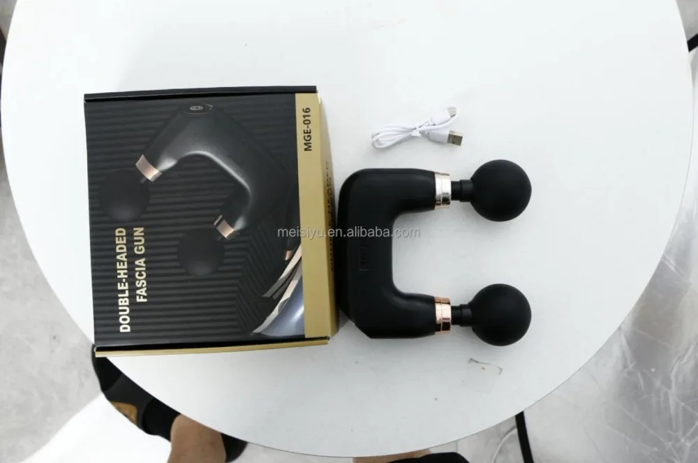 Pistolet de Massage Électrique Double Tête FL-818 - جهاز تدليك ومساج كهربائي مزدوج الرأس