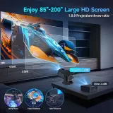 Projecteur portable Full HD HY320 Mini Android 11 WiFi6 et Bluetooth 5.0 - جهاز عرض ذكي