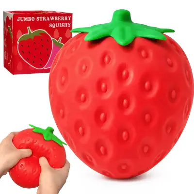 BIG strawberry squishy