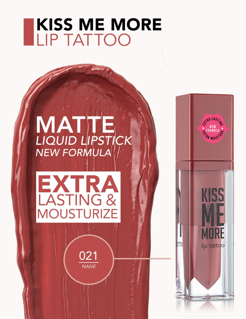 Kiss Me More Lip Tattoo
