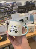 Mug en céramique fleuri "Camping Style" – Collection Botanique