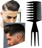 Peigne à cheveux 3 voies Akyol® | coiffures | Peigne | Pour tous les cheveux | Peigne 3 en 1 | Noir