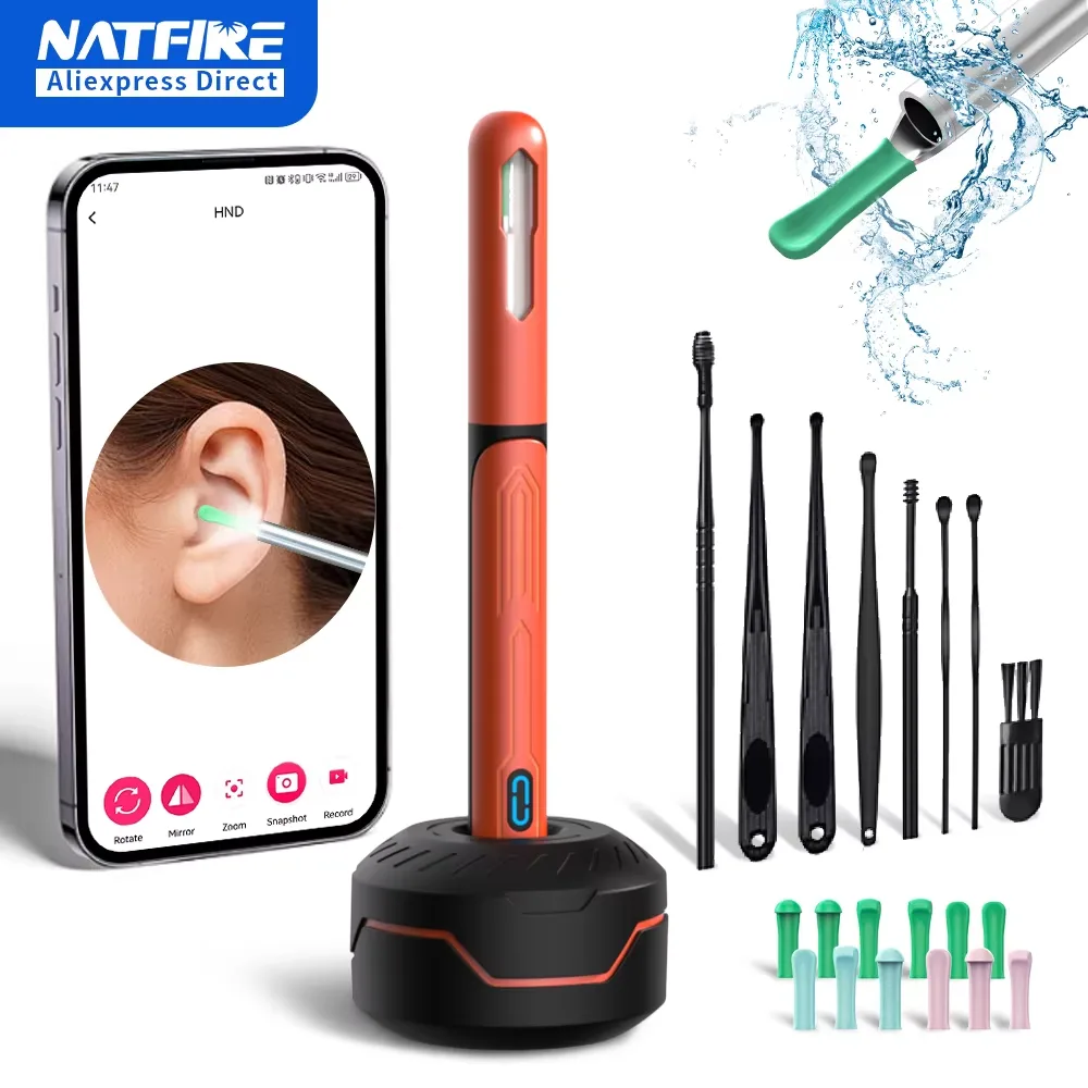 Nettoyeur d'oreille avec caméra