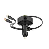 30W Wired Type-C OR Lightning Ultra Fast Car Charger C107