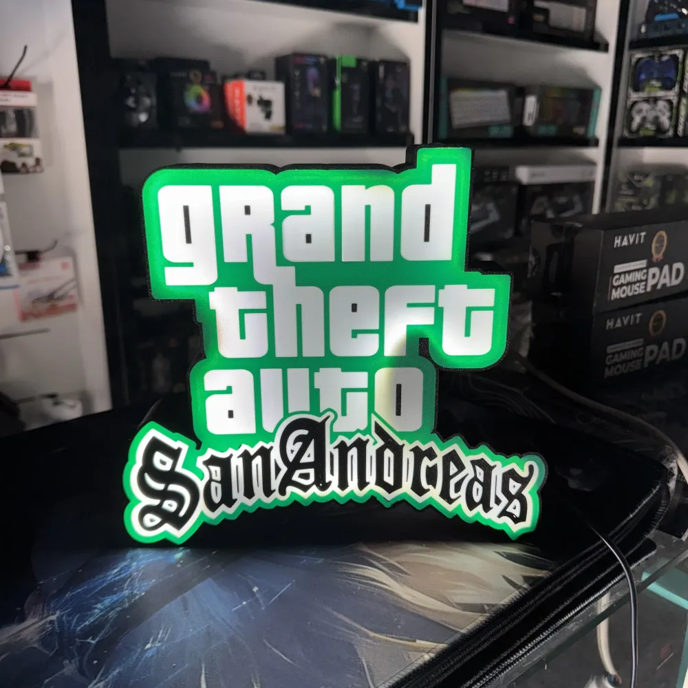 DECOR 3D LED GTA SAN ANDREAS