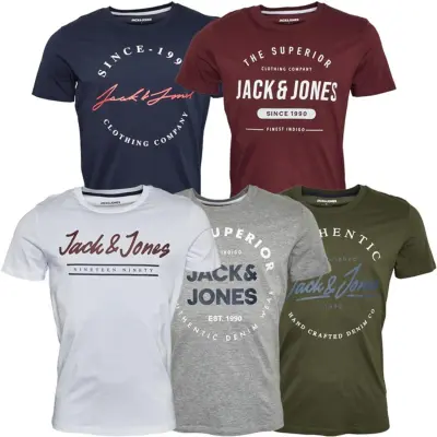 Pack 5 T-shirts Coton jack jones