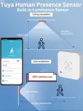 Capteur de présence PIR, Tuya Smart, WiFi / Zigbee, USB