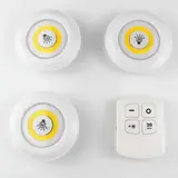 3 lampes avec télécommande