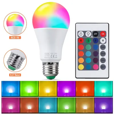 Lampe 16 coleur avec télécommande