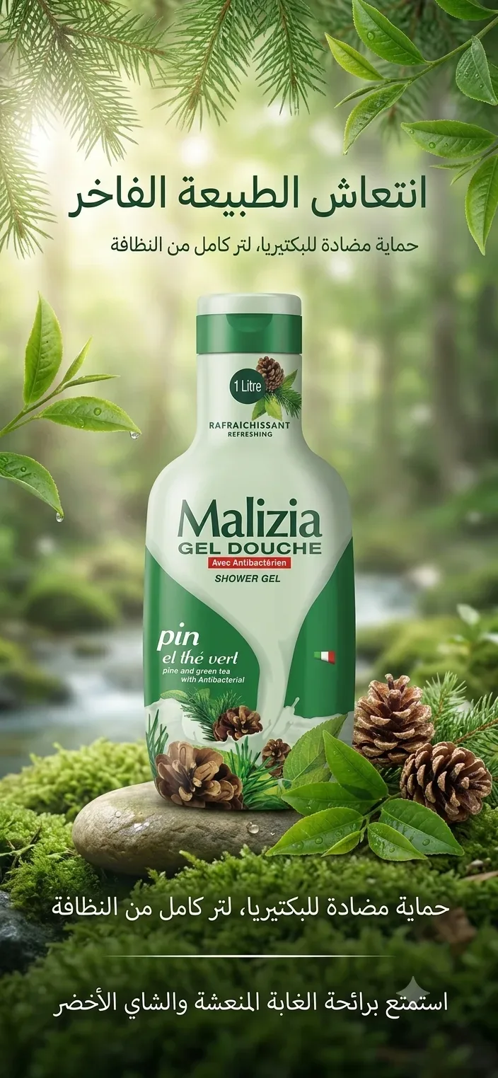 Malizia gel douche 1L