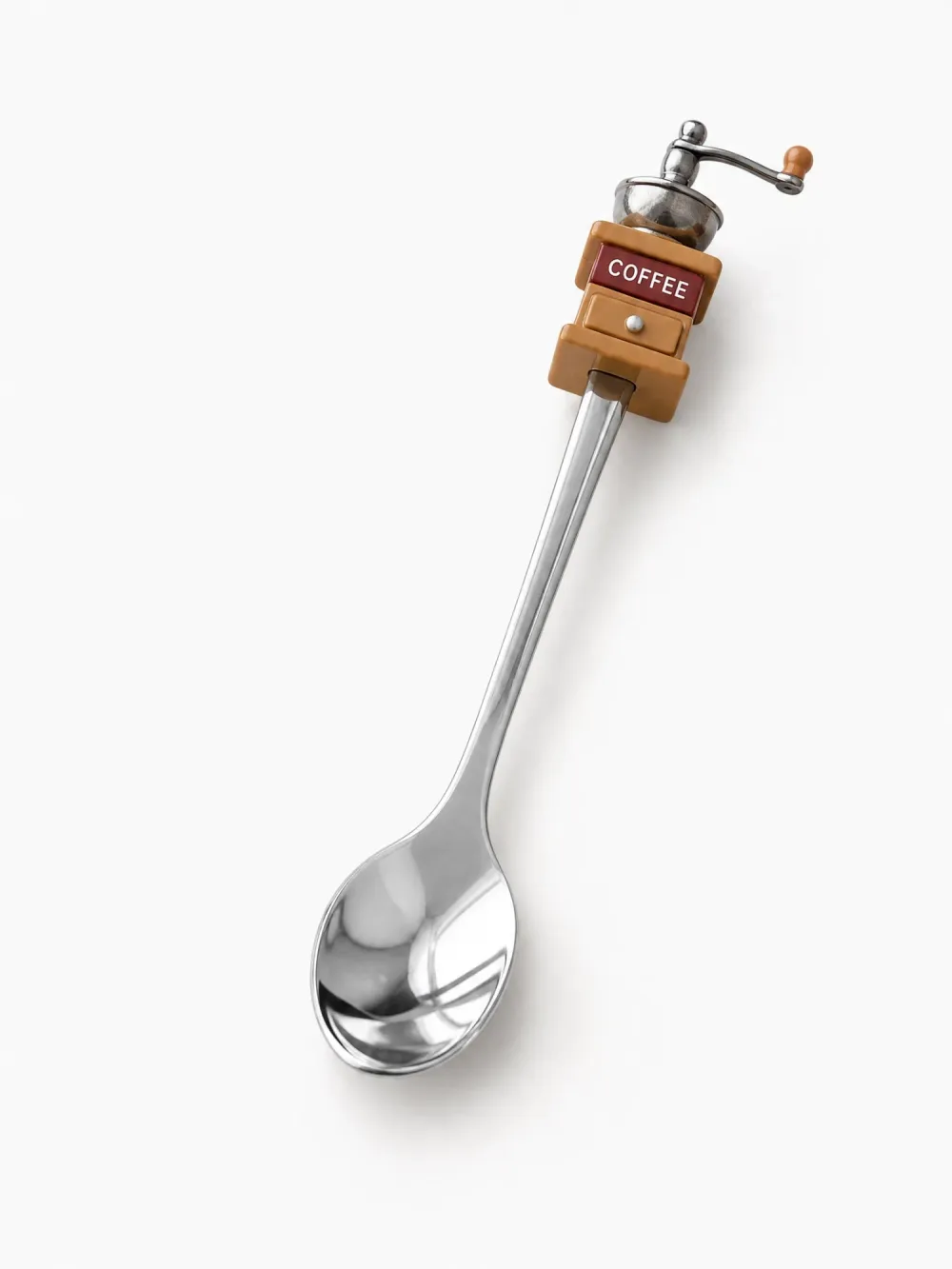 ☕ Cuillère en Inox à Manche Décoratif "Coffee Time"